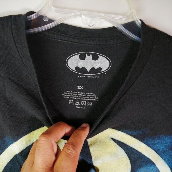 Batman Heed The Call Adult Size 2X Black T-Shirt Front Print Licensed DC - Picture 4 of 10
